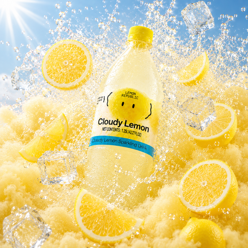 Cloudy Sparkling Lemonade